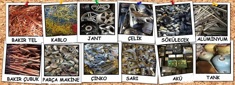 Hurda Bakır Alimiyon Kablo Gibi Malzemelerin Alımı